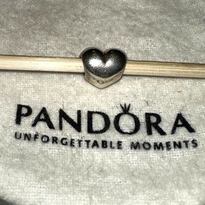 Authentic Pandora Sterling Silver Moments Big Heart Charm Bead 925 SLE #32